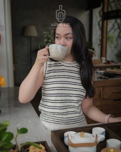 Không gian chụp hình trà đạo